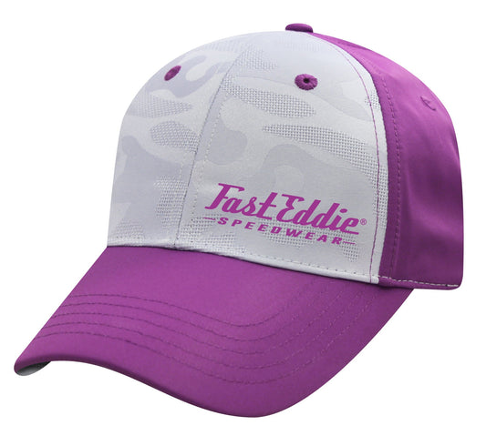 Ladies Fast Eddie Speedwear Woven Camo Cap