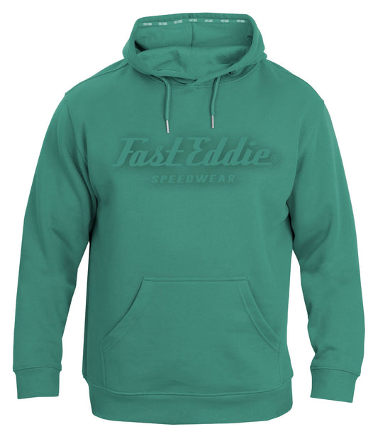 Fast Eddie Speedwear Unisex Embossed Motion Hoodie - Green Lagoon