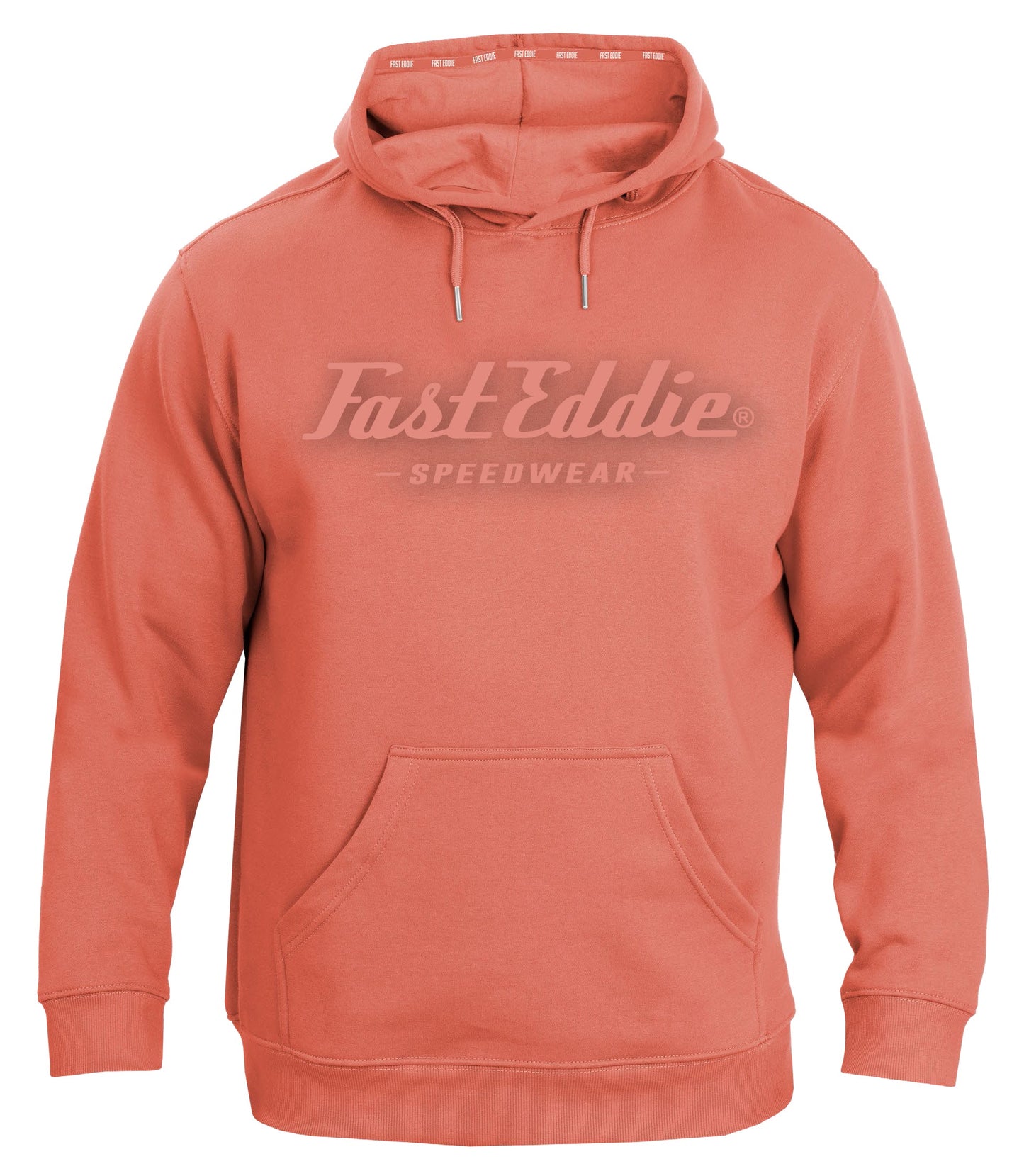 Fast Eddie Speedwear Unisex Embossed Motion Hoodie - Lipstick