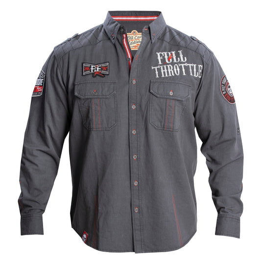 Oil Can Full Throttle L/S Shirt