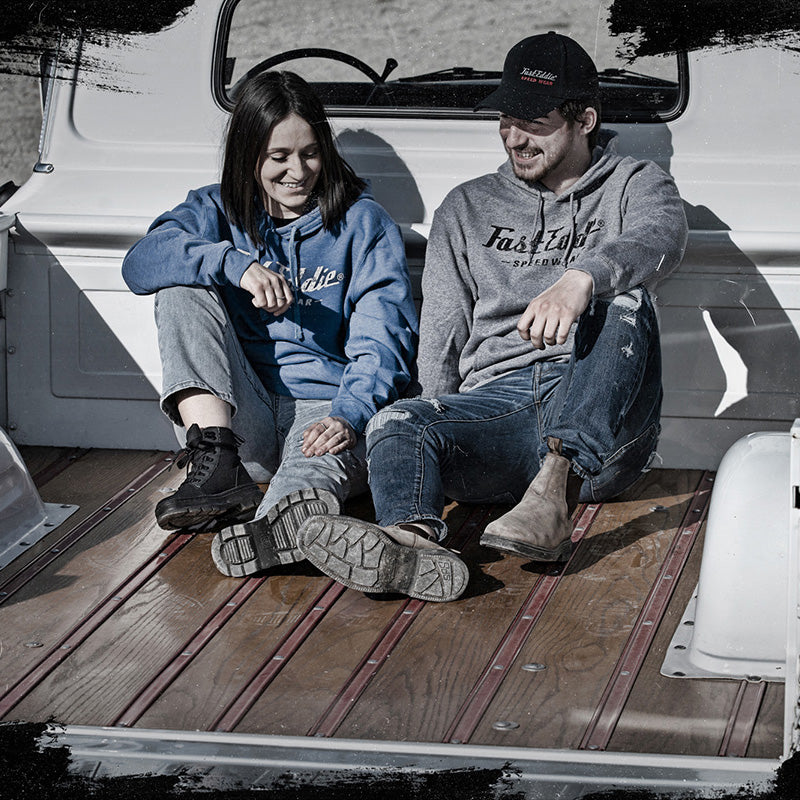 Men's Vintage Eddie Hooded Fleece - Graphite Heather