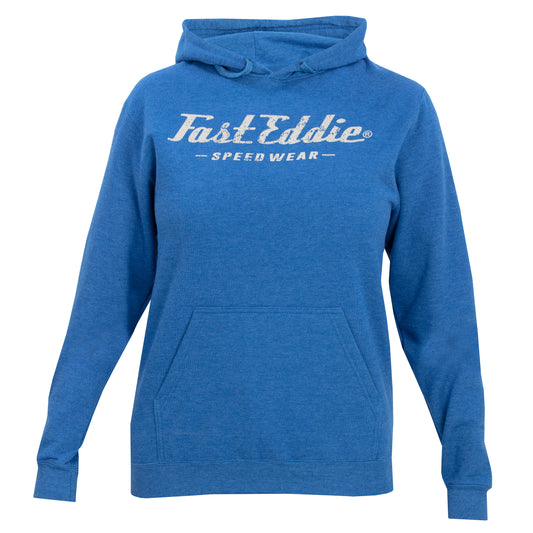 Ladies Vintage Eddie Hooded Fleece - Heather Royal