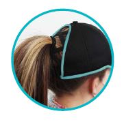 Ladies Wicking Criss Cross Sure Fit Cap