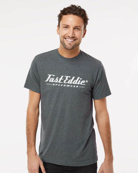 FES Distressed Logo T-Shirt - Charcoal Grey