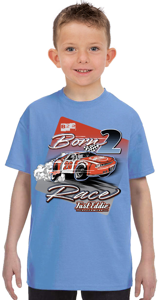 FES Born to Race Youth S/S T-Shirt - Carolina Blue