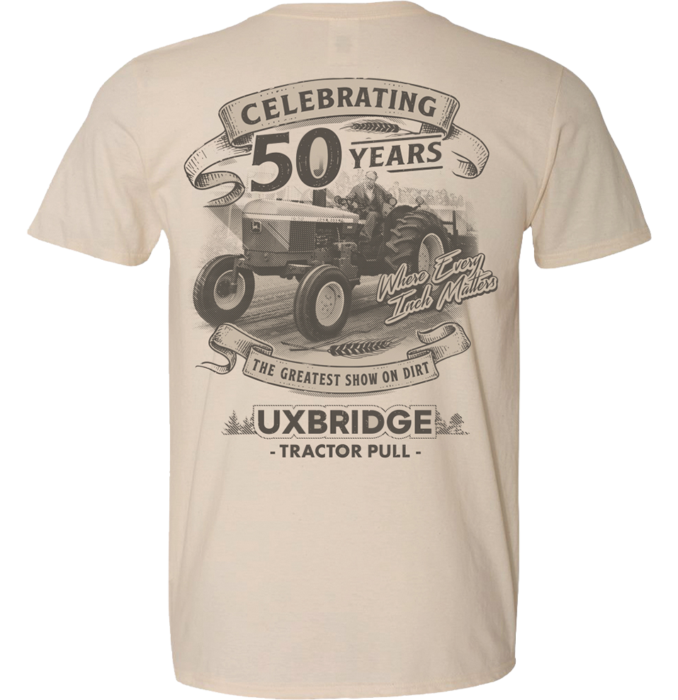 Uxbridge Tractor Pull 50th Anniversary T-Shirt