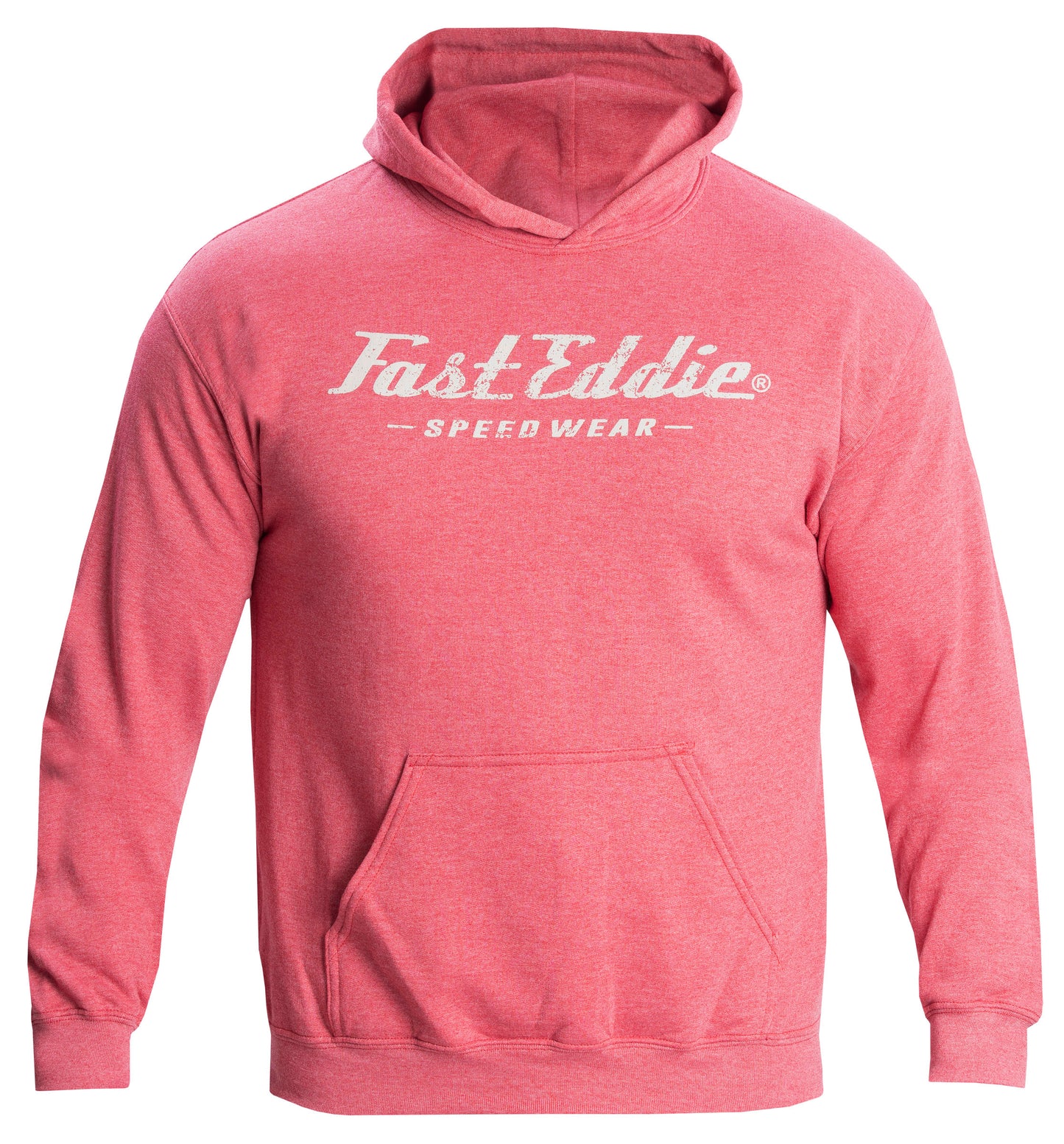 Men's Vintage Eddie Hooded Fleece - Heather Sport Scarlet Red